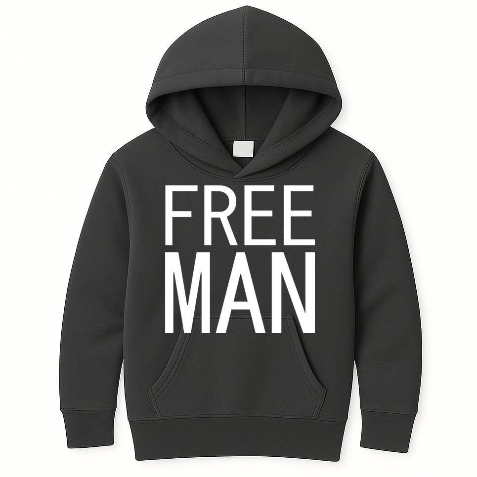 Free Man Kids Hoodie