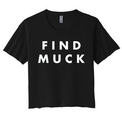 Find Muck Women's Crop Top Tee