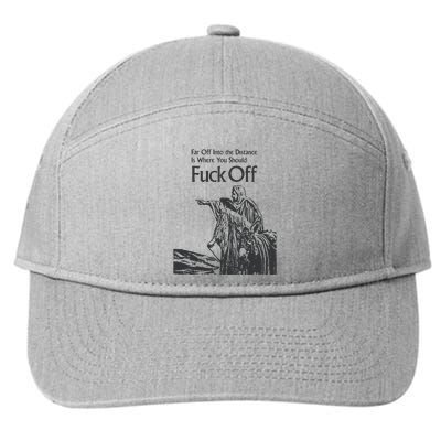 Funny Meme Fuck Off 7-Panel Snapback Hat
