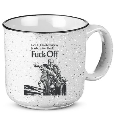 Funny Meme Fuck Off 15oz Campfire Ceramic Mug