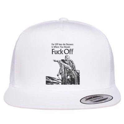 Funny Meme Fuck Off Flatbill Hat