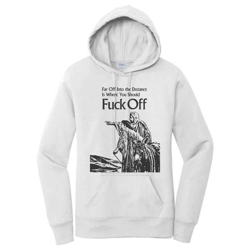 Funny Meme Fuck Off Women's Pullover Hoodie
