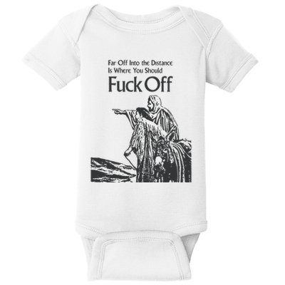Funny Meme Fuck Off Baby Bodysuit