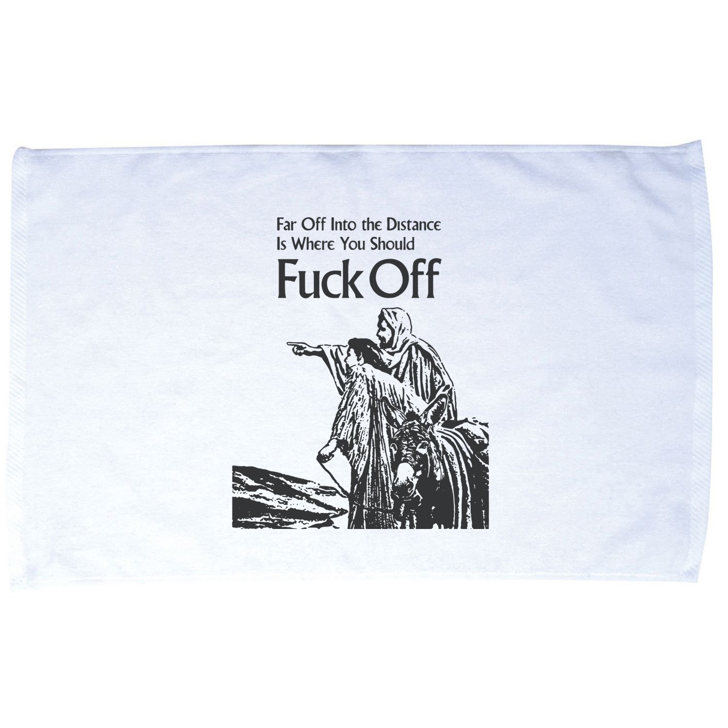 Funny Meme Fuck Off Microfiber Hand Towel