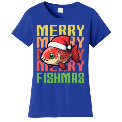 Fishing Merry Fishmas Meaningful Gift Women's T-Shirt