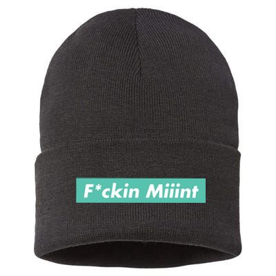 Fucking Miiint Sustainable Knit Beanie