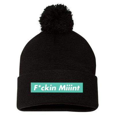 Fucking Miiint Pom Pom 12in Knit Beanie