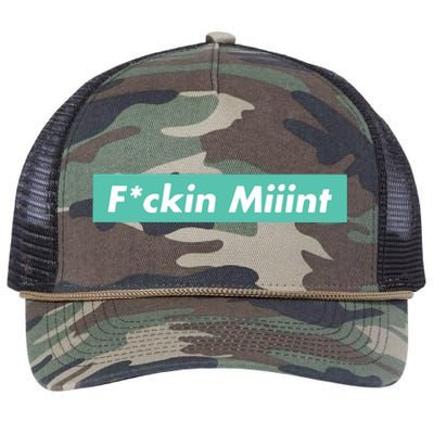 Fucking Miiint Retro Rope Trucker Hat Cap