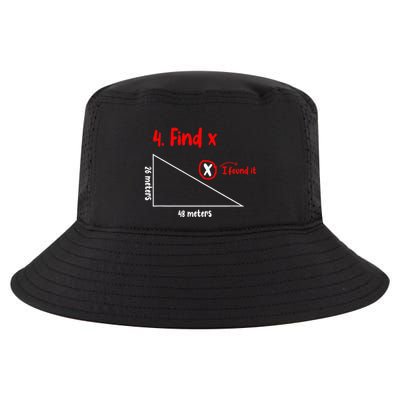Funny Math Find X Diagram Triangle Lover Cool Comfort Performance Bucket Hat