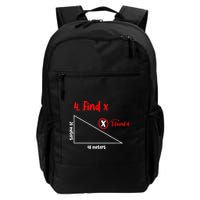 Funny Math Find X Diagram Triangle Lover Backpack