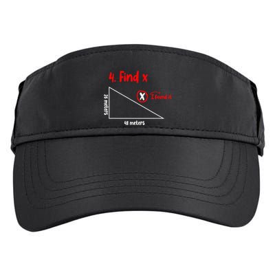 Funny Math Find X Diagram Triangle Lover Adult Drive Performance Visor