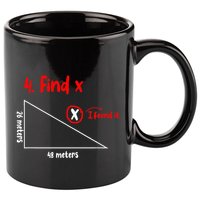 Funny Math Find X Diagram Triangle Lover 11oz C Handle Ceramic Mug