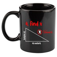 Funny Math Find X Diagram Triangle Lover 11oz C Handle Ceramic Mug