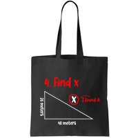 Funny Math Find X Diagram Triangle Lover Bag