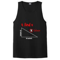 Funny Math Find X Diagram Triangle Lover PosiCharge Competitor Tank