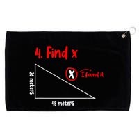 Funny Math Find X Diagram Triangle Lover Grommeted Golf Towel