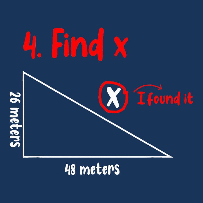 Funny Math Find X Diagram Triangle Lover Infant Baby Jersey Bodysuit