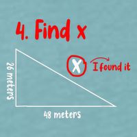 Funny Math Find X Diagram Triangle Lover Sueded Cloud Jersey T-Shirt