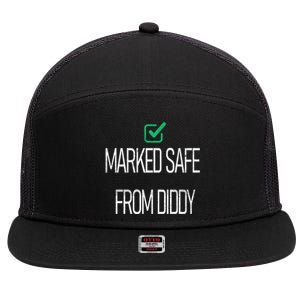 Funny Markedsafe Fromdiddy 7 Panel Mesh Trucker Snapback Hat