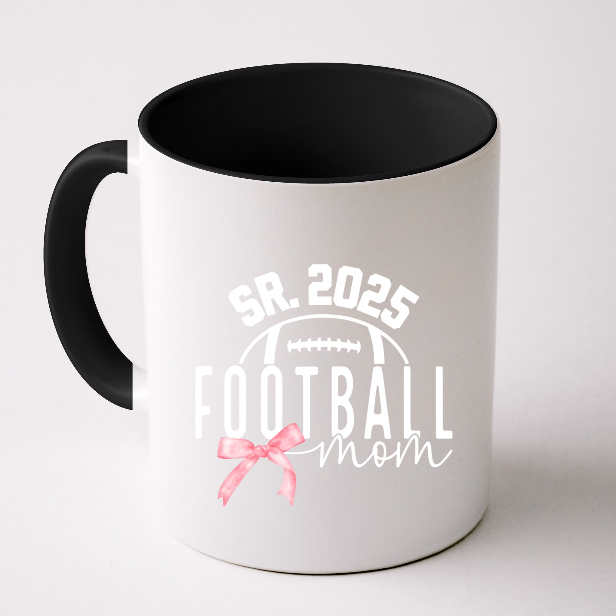 Football Mom For High College Football Mama Senior 2025 Funny Gift Mug