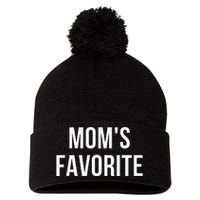 Funny MomS Favorite Pom Pom 12in Knit Beanie