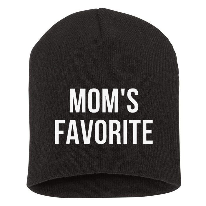 Funny MomS Favorite Short Acrylic Beanie