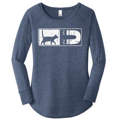 Funny Magnet For Pussy Cat Lover Valentines Day Women's Perfect Tri Tunic Long Sleeve Shirt