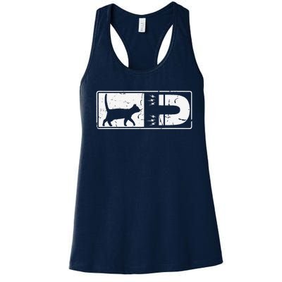 Funny Magnet For Pussy Cat Lover Valentines Day Women's Racerback Tank