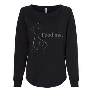 Feed Me Womens California Wash Sweatshirt