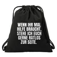 Funny Motif Funny Saying Funny Drawstring Bag