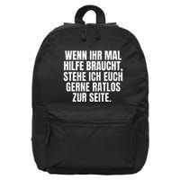 Funny Motif Funny Saying Funny 16 in Basic Backpack