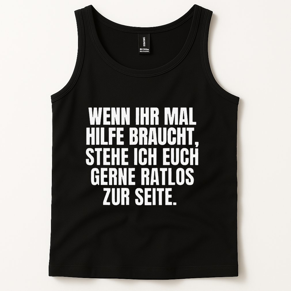 Funny Motif Funny Saying Funny Tank Top
