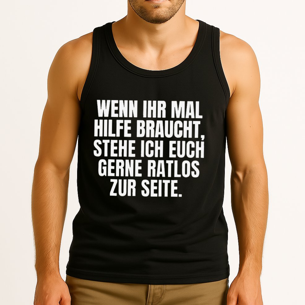 Funny Motif Funny Saying Funny Tank Top