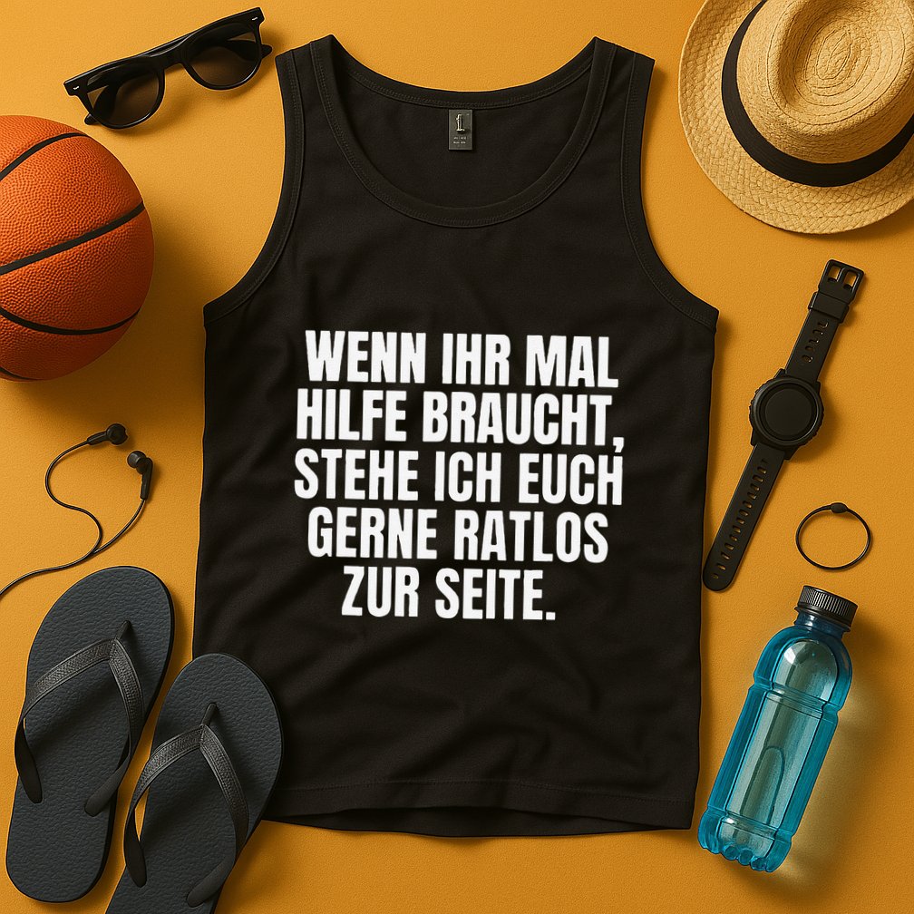 Funny Motif Funny Saying Funny Tank Top