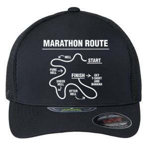 Funny Marathon Flexfit Unipanel Trucker Cap