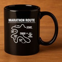 Funny Marathon 11oz C Handle Ceramic Mug