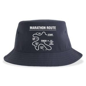 Funny Marathon Sustainable Bucket Hat