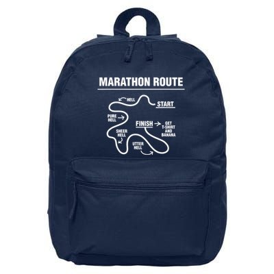 Funny Marathon 16 in Basic Backpack