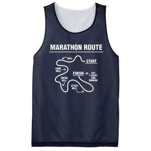 Funny Marathon Mesh Reversible Basketball Jersey Tank