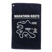 Funny Marathon Platinum Collection Golf Towel