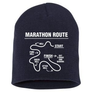 Funny Marathon Short Acrylic Beanie