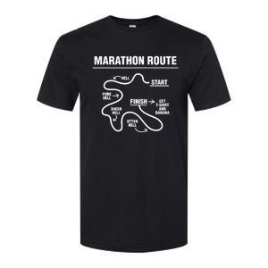 Funny Marathon Softstyle CVC T-Shirt