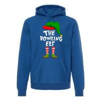 Funny Matching Family Christmas The Bowling Elf Great Gift Premium Hoodie