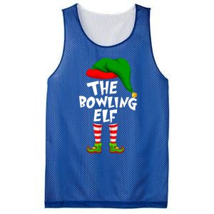 Funny Matching Family Christmas The Bowling Elf Great Gift Mesh Reversible Basketball Jersey Tank