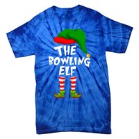 Funny Matching Family Christmas The Bowling Elf Great Gift Tie-Dye T-Shirt