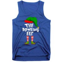 Funny Matching Family Christmas The Bowling Elf Great Gift Tank Top