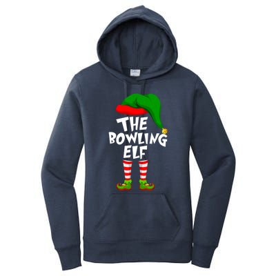 Funny Matching Family Christmas The Bowling Elf Great Gift Women's Pullover Hoodie