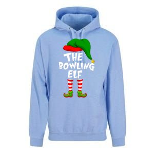 Funny Matching Family Christmas The Bowling Elf Great Gift Unisex Surf Hoodie