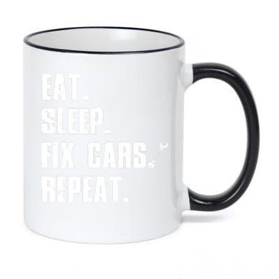 Funny Mechanic For Men Dad Auto Garage Automobile Car Lover 11oz Black Color Changing Mug