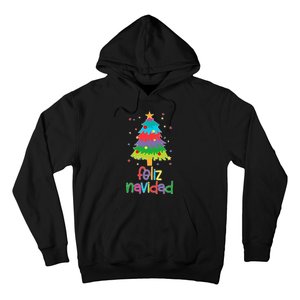 Family Matching Feliz Navidad Spanish Mexican Christmas Hoodie